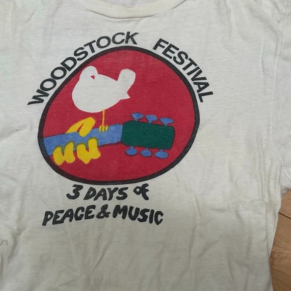 🎸 1979 Woodstock 10th Anniversary Vintage T-Shirt – XL – Rare Single-Stitch USA - Picture 2 of 11